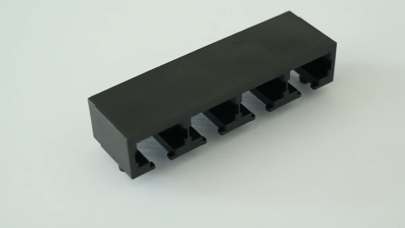 4-port integrated RJ45 network interface female socket