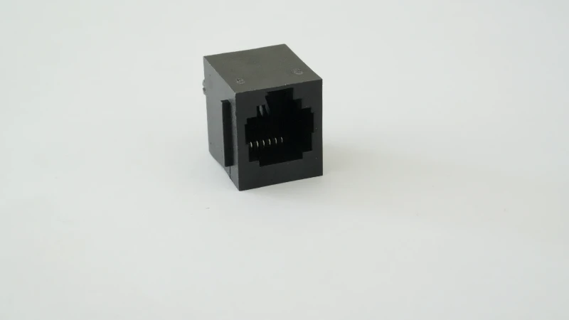 RJ11 6P4C female socket for flush-mounted telephone interface