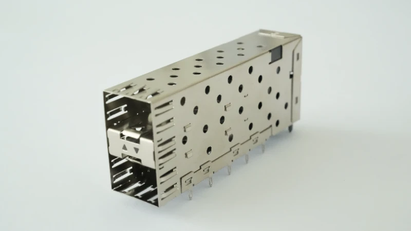 SFP+2X1 port cage connector