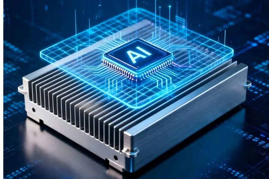 Präzisions-Aluminiumkühlkörper-Erfolg in AI-Rechenmodulen